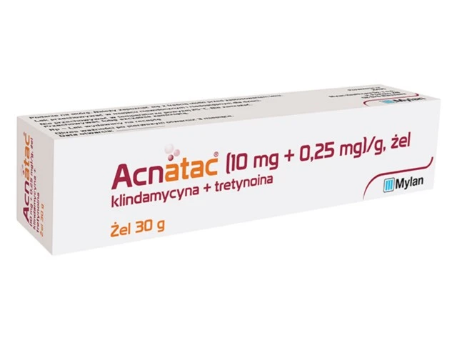 Acnatac żel ((10 mg + 0,25 mg)/g) – 1 tuba 30 g