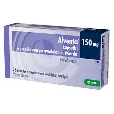 Alventa kapsułki o przedłużonym uwalnianiu, twarde (150 mg) – 28 kaps.