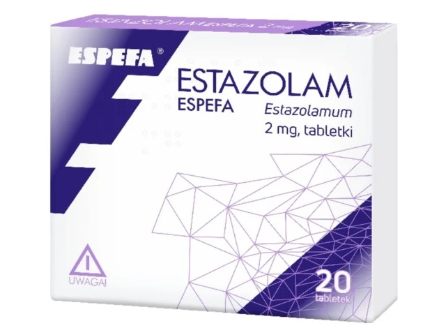 Estazolam Espefa tabletki (2 mg) – 28 tabl.