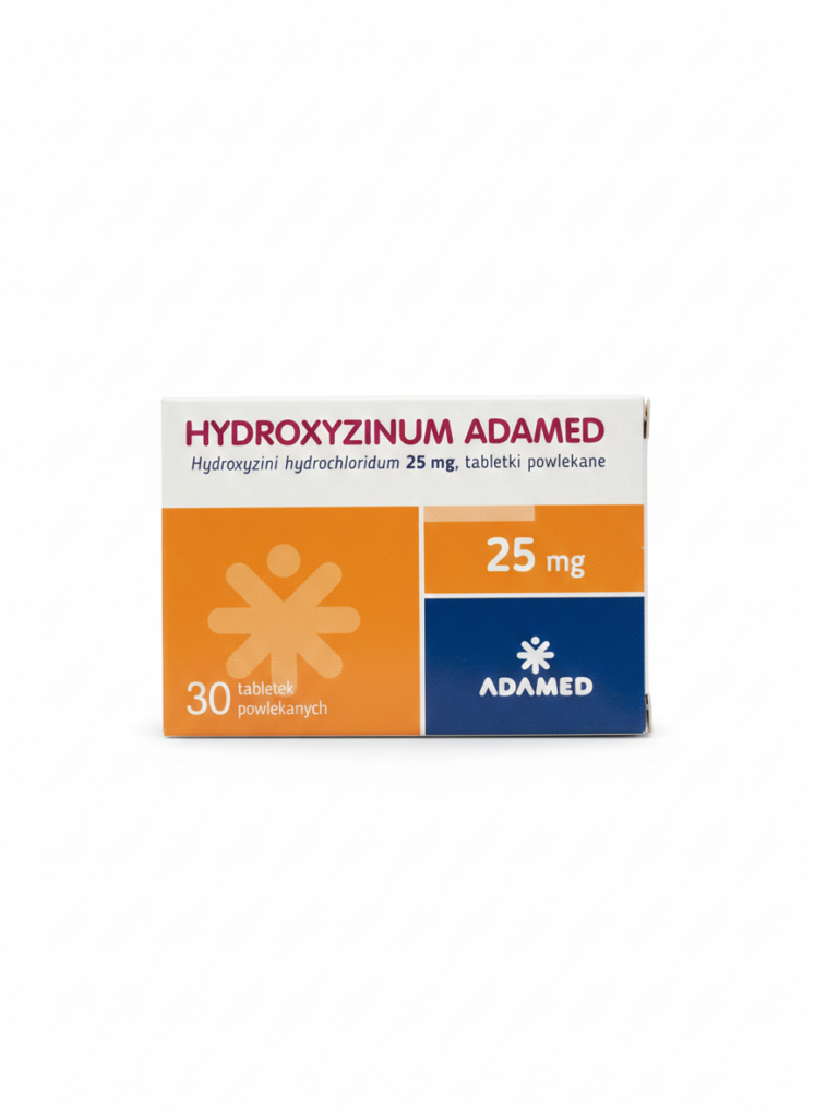 Hydroxyzinum Adamed tabletki powlekane (25 mg) – 30 tabl.