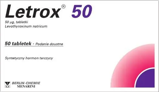 Letrox 50 tabletki (50 mcg) – 100 tabl.