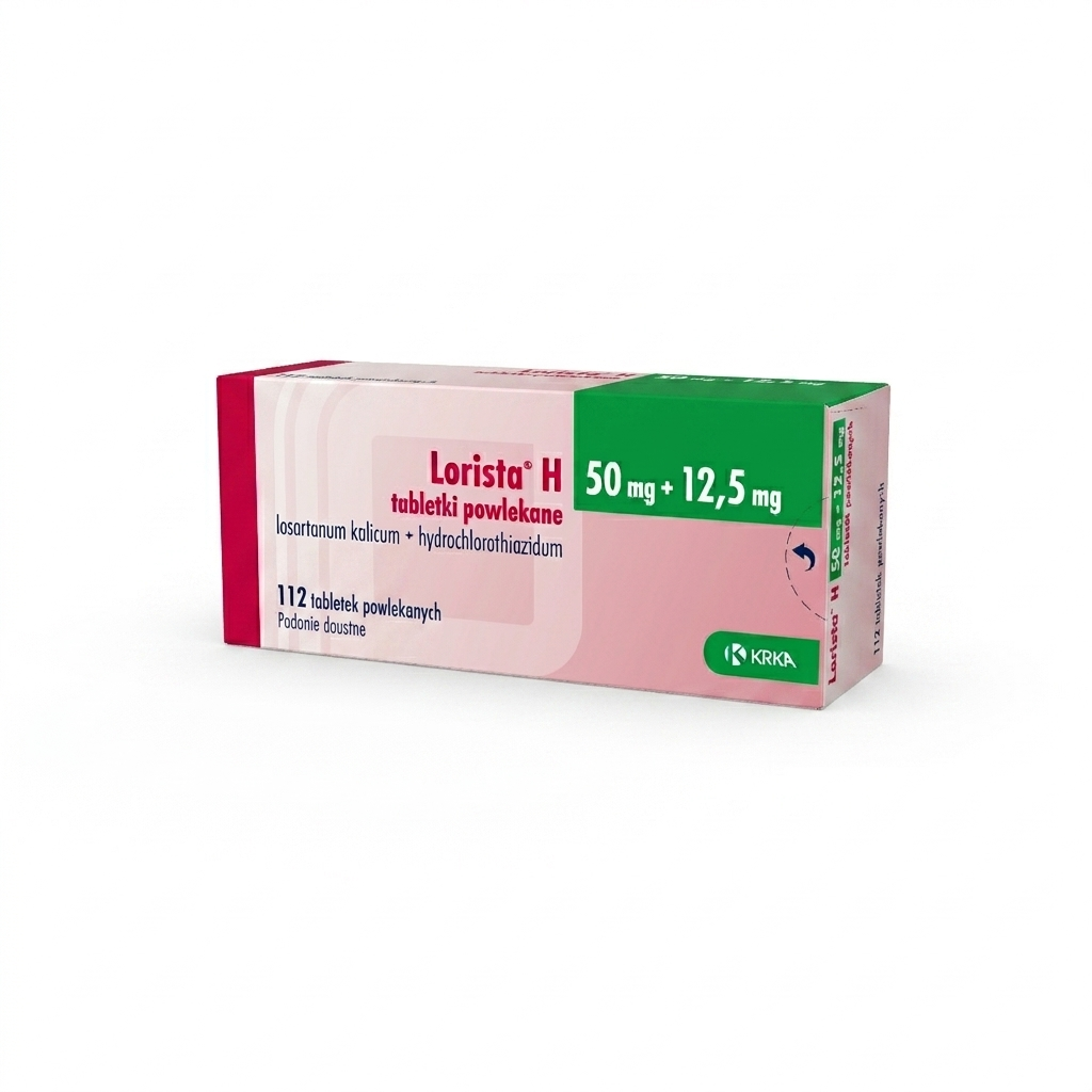 Lorista H tabletki powlekane (50 mg + 12,5 mg) – 112 tabl.