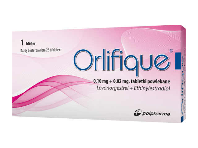 Orlifique tabletki powlekane (0,1 mg + 0,02 mg) – 28 tabl.