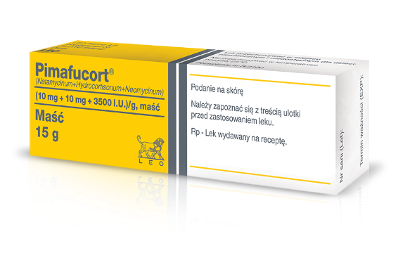 Pimafucort maść ((10 mg + 10 mg + 3500 I.U.)/g) – 1 op. 15 g