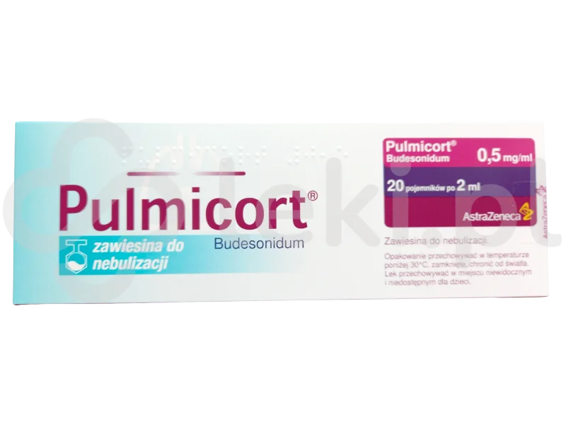 Pulmicort zawiesina do nebulizacji (0,5 mg/ml) – 20 poj. 2 ml