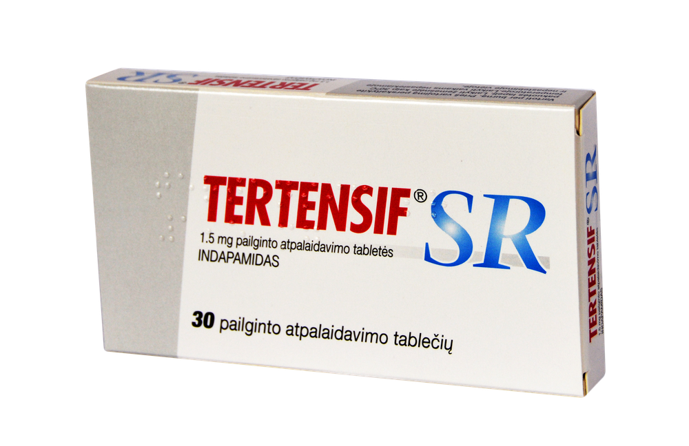 Tertensif SR tabletki powlekane o przedłużonym uwalnianiu (1,5 mg) – 30 tabl. (1 x 30)