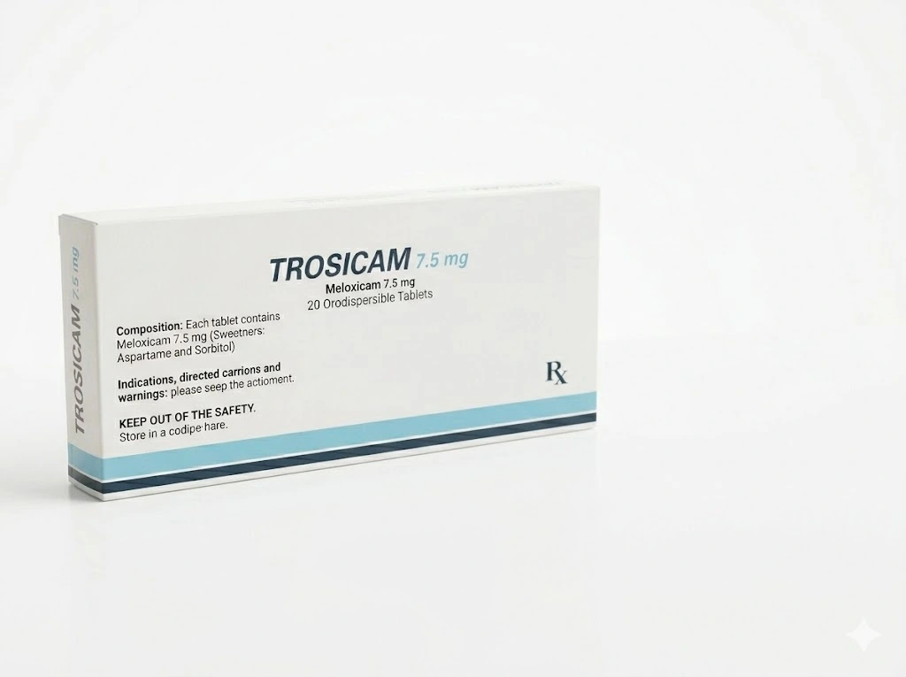 Trosicam tabletki ulegające rozpadowi w jamie ustnej (7,5 mg) – 20 tabl.